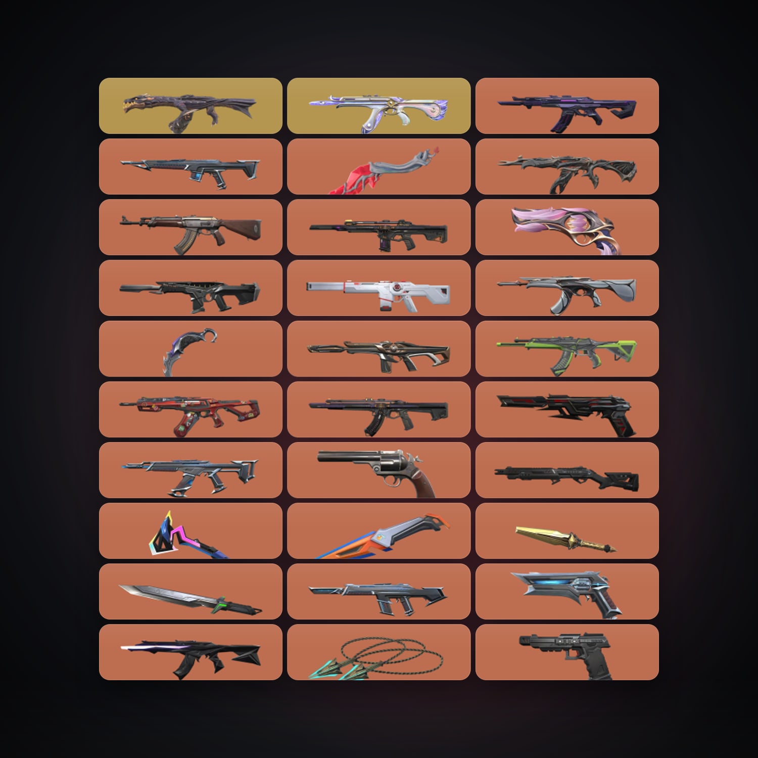 EU locker — 9 knives, 108 skins, lvl 160 — HabibiAccounts