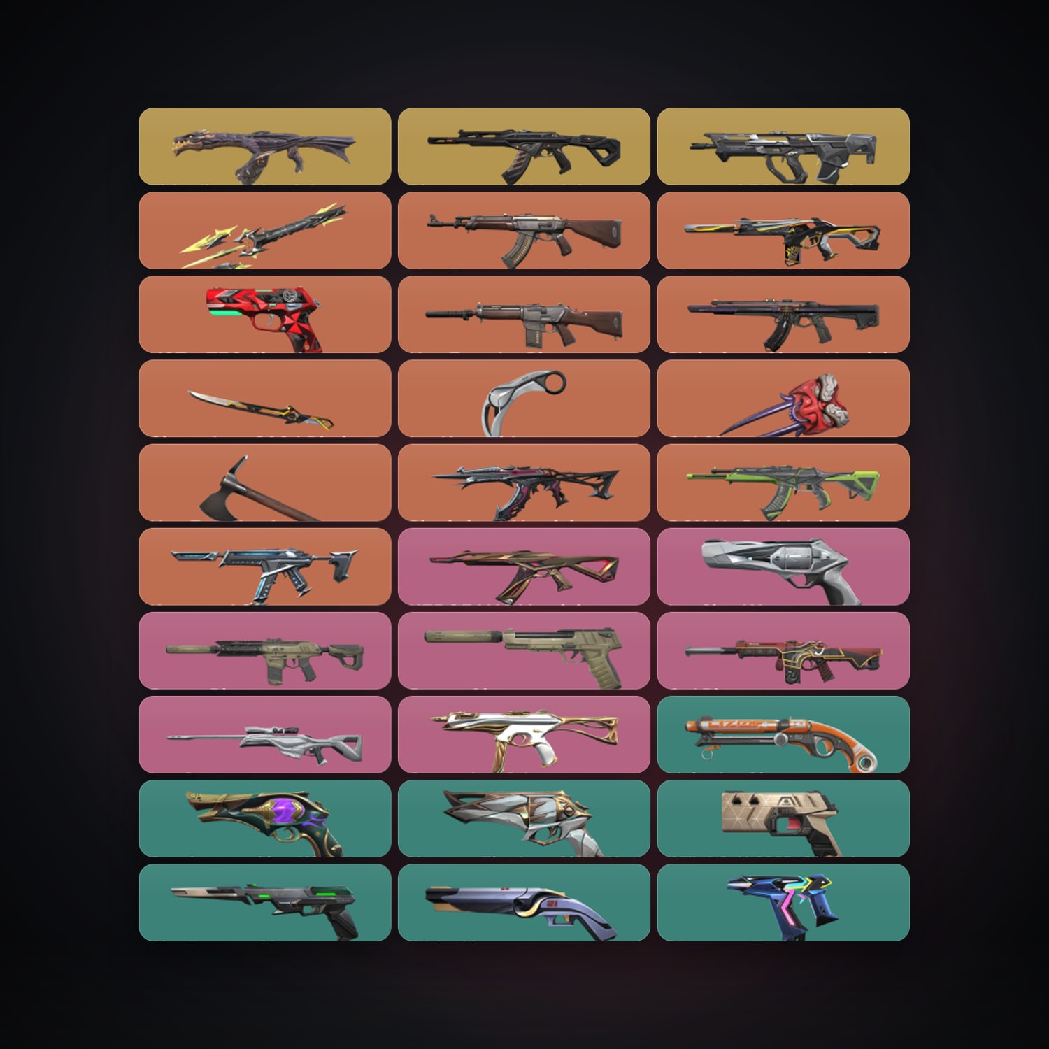 AP Silver 2 locker — 5 knives, 64 skins, lvl 638 — HabibiAccounts