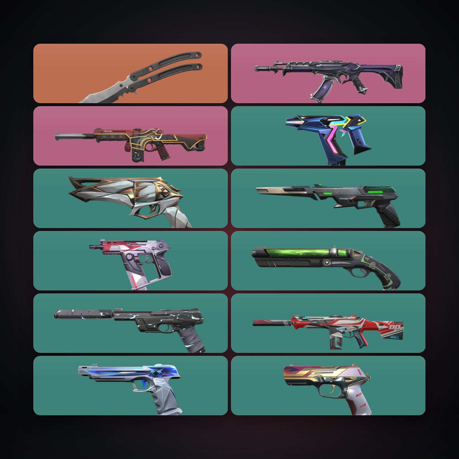 AP Ascendant 1 locker — 1 knives, 12 skins, lvl 152 — HabibiAccounts