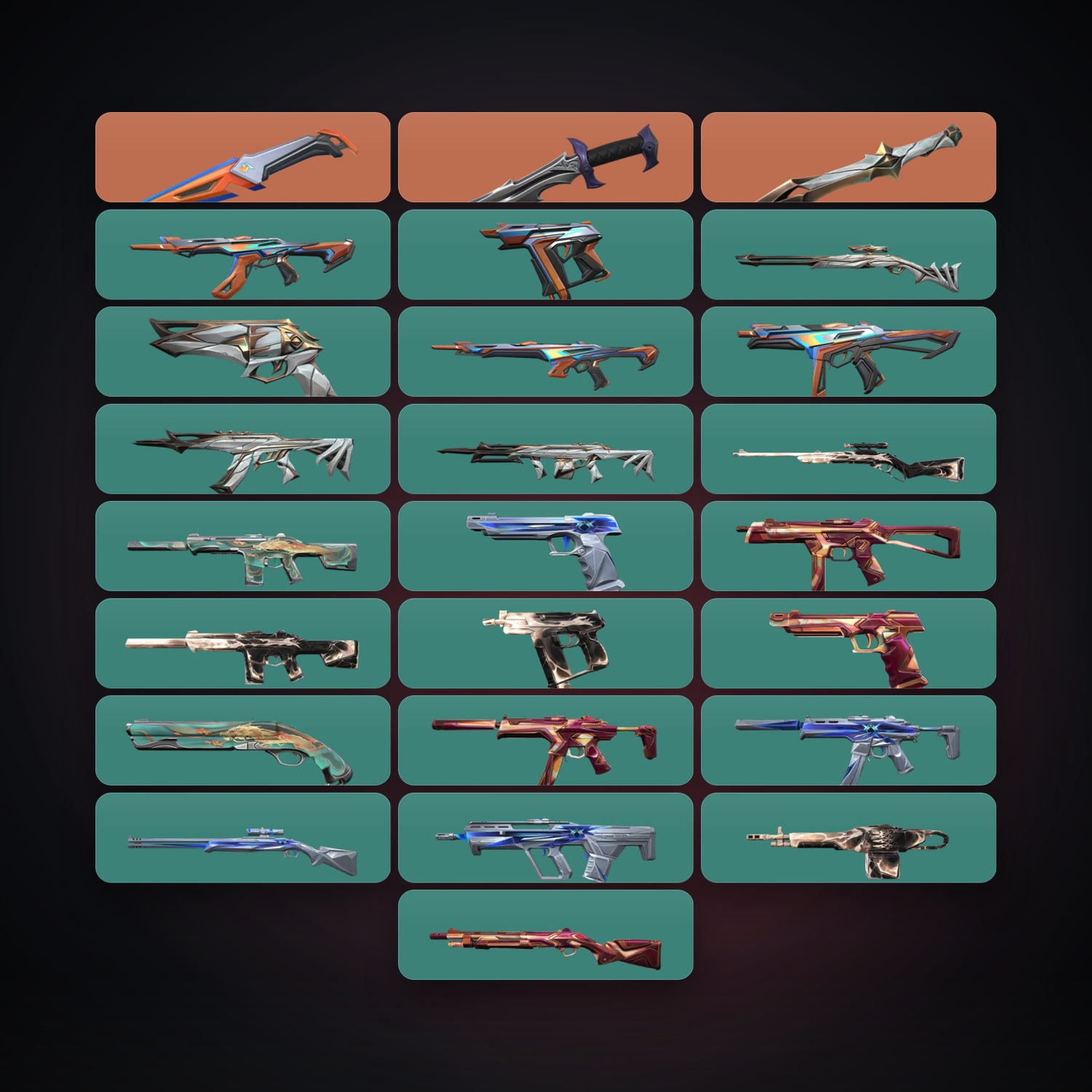 AP Bronze 1 locker — 3 knives, 27 skins, lvl 46 — HabibiAccounts