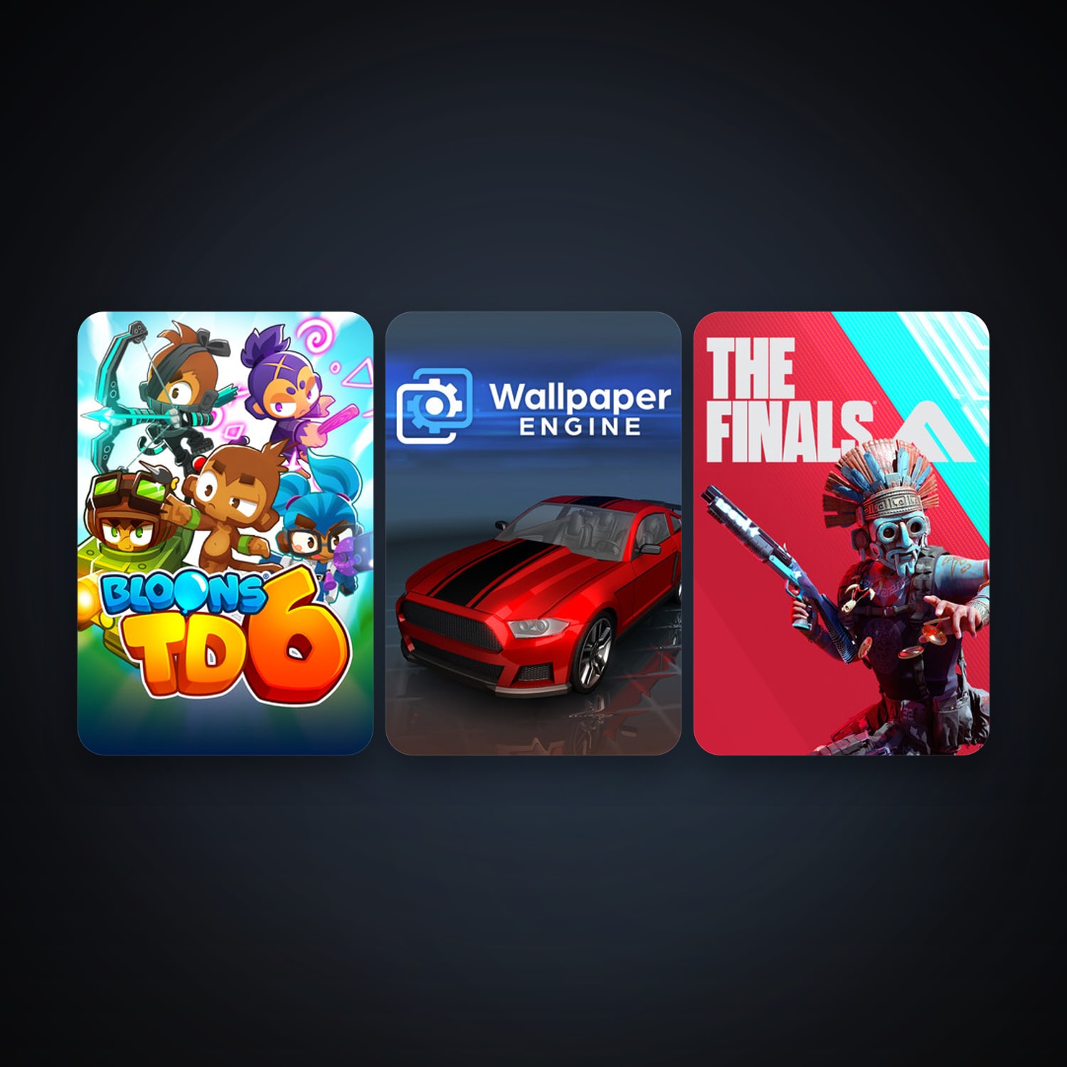 Wallpaper Engine + Bloons TD 6, 14 games, clean — HabibiAccounts