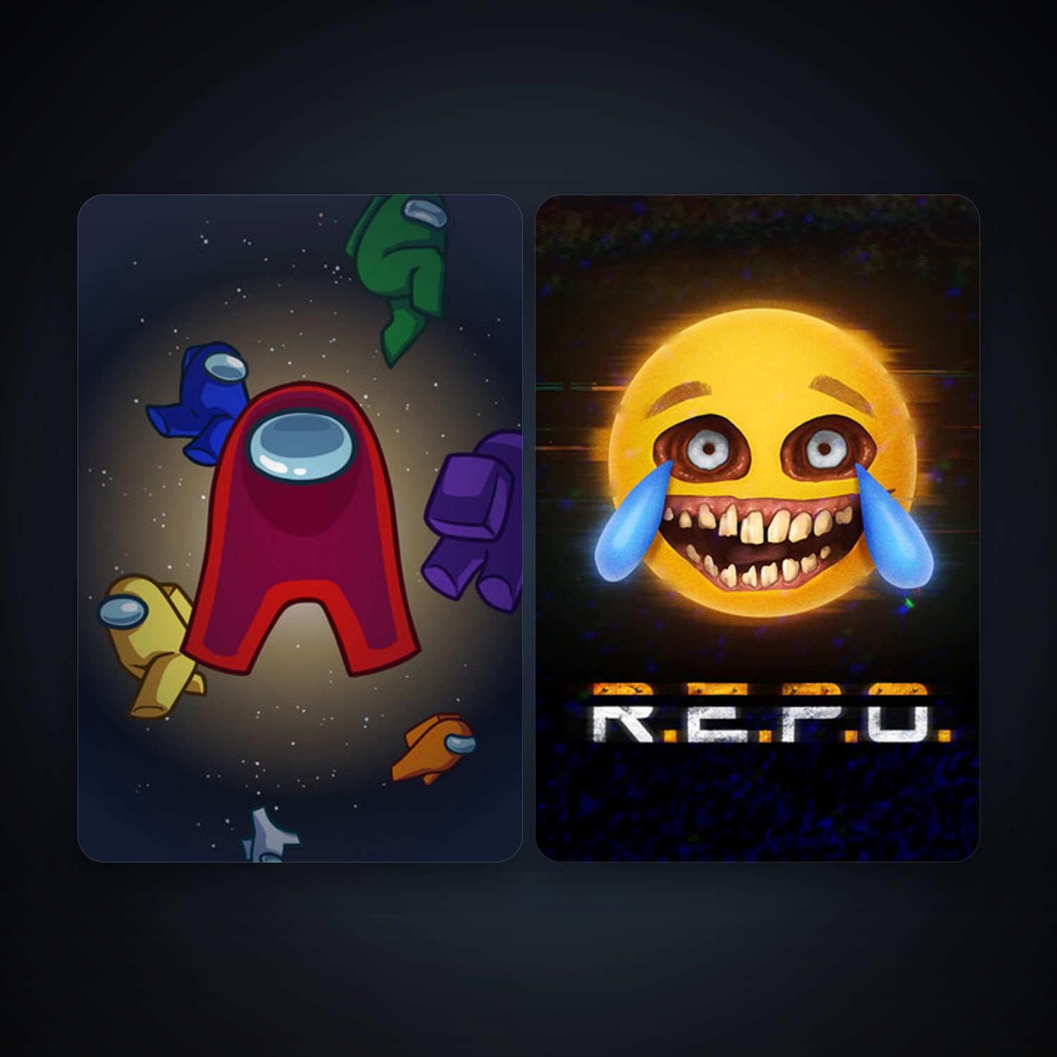 Among Us + R.E.P.O., 3 games, clean — HabibiAccounts