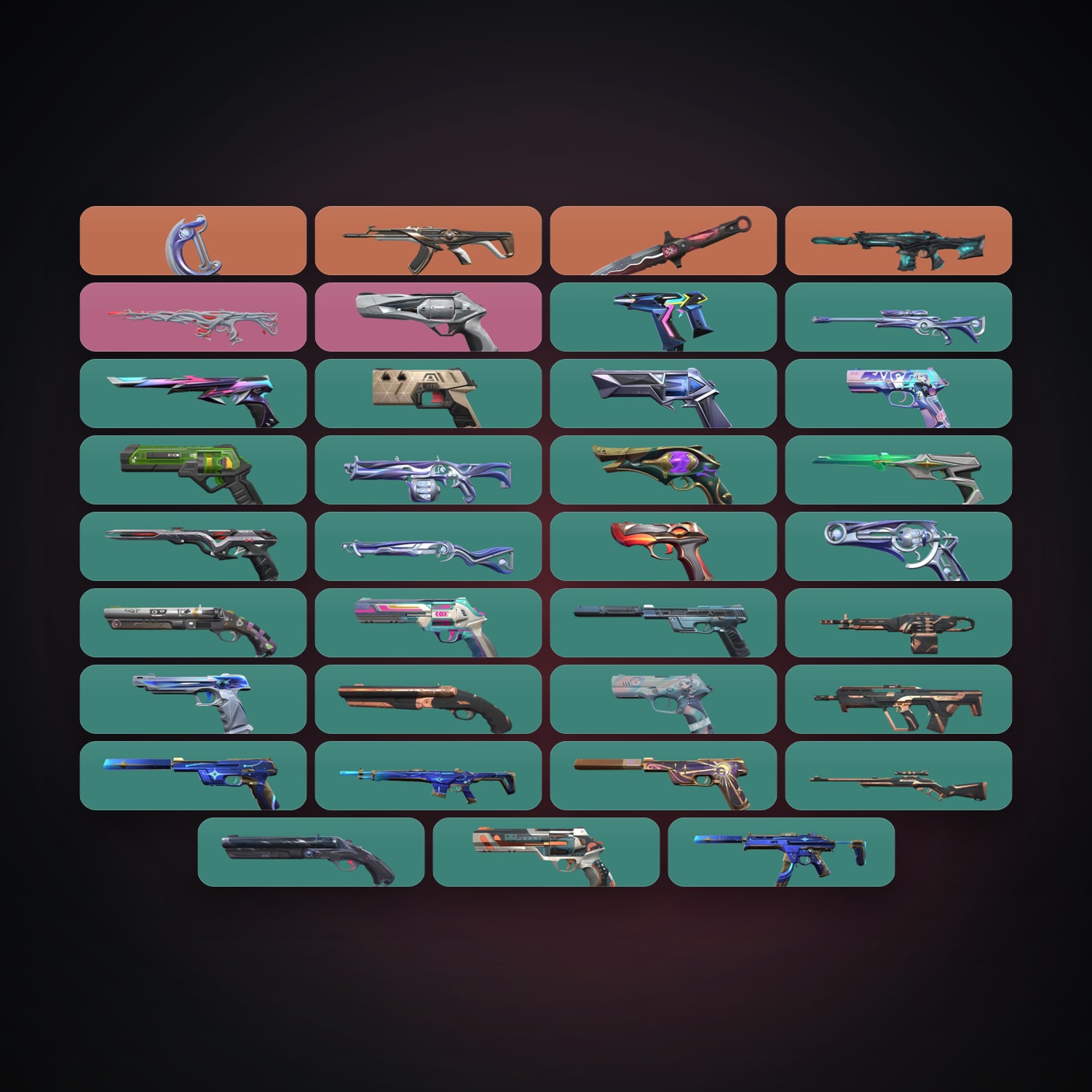 EU Plat 3 locker — 2 knives, 36 skins, lvl 441 — HabibiAccounts