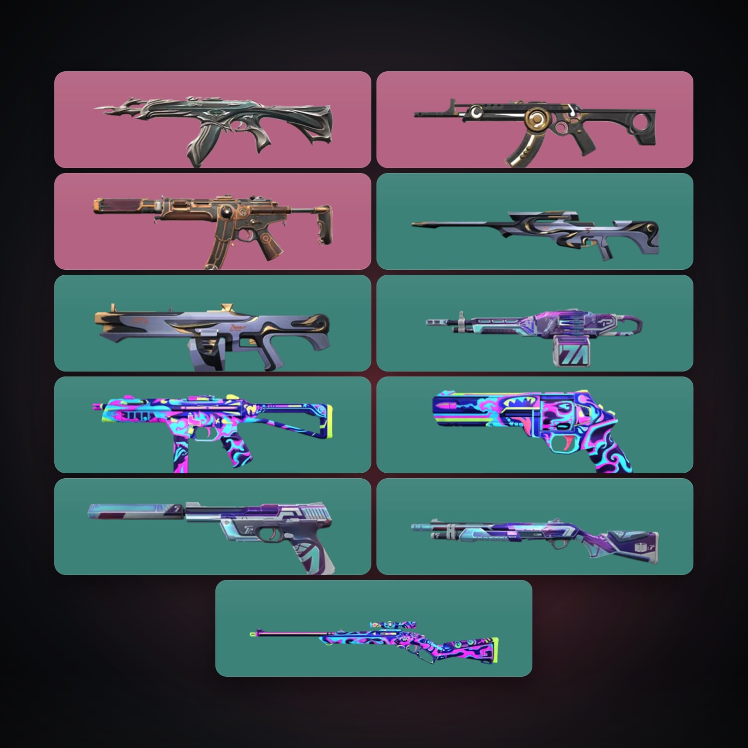 NA locker — 11 skins, lvl 23 — HabibiAccounts