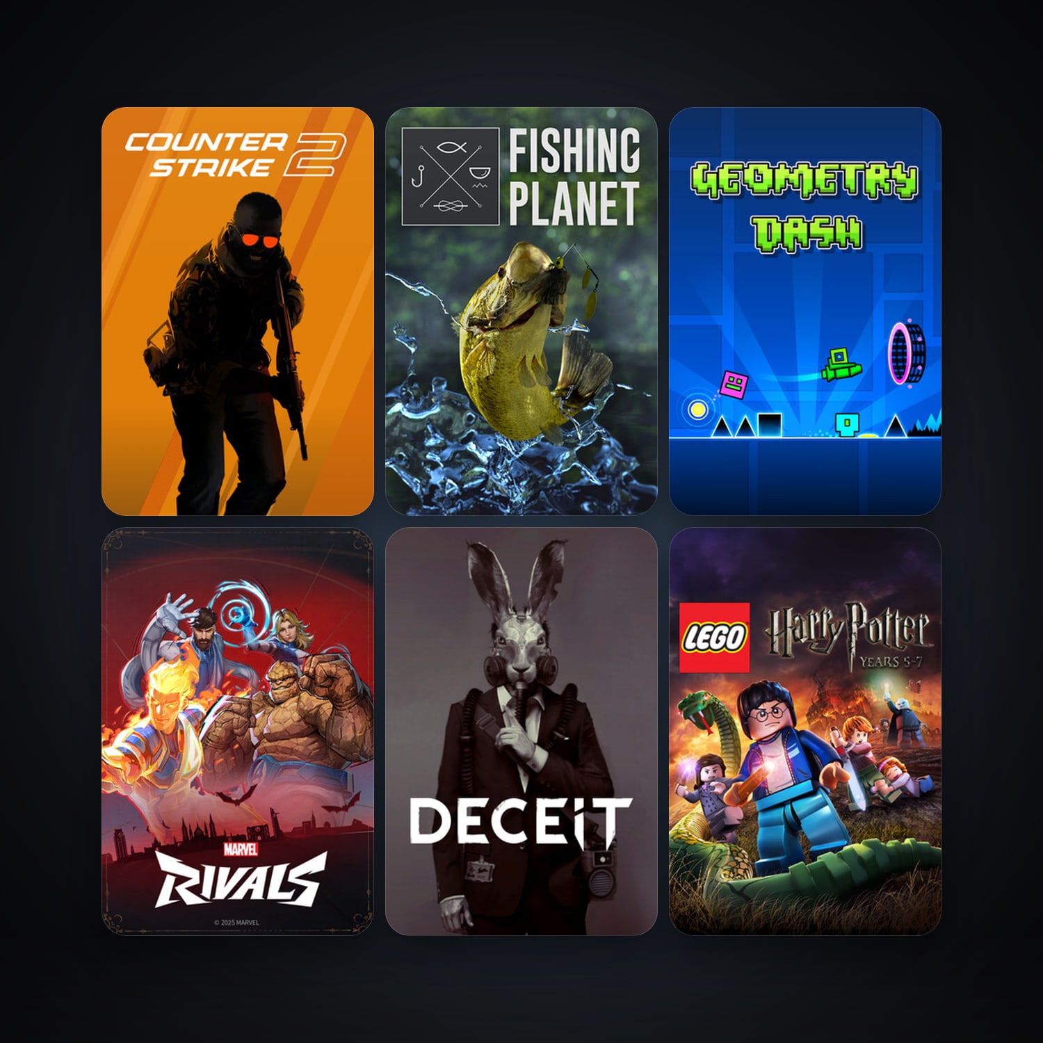 Steam account: CS2 Prime + LEGO Harry Potter: Years 5-7, 21 games, clean — HabibiAccounts
