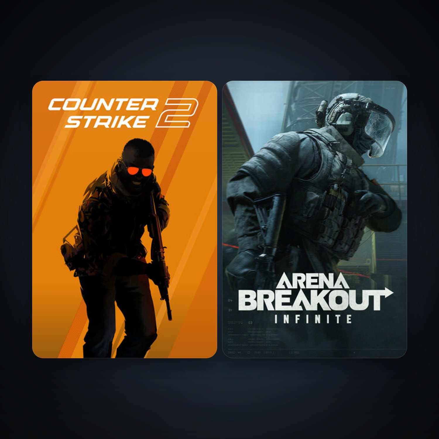 CS2 Prime + Arena Breakout: Infinite, 3 games, clean — HabibiAccounts