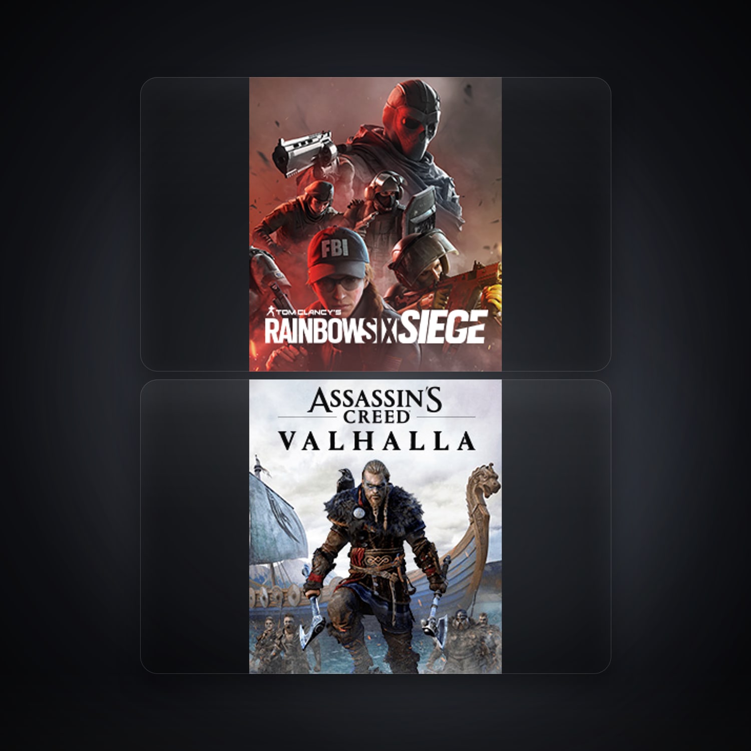 Ubisoft Tom Clancy's Rainbow Six Siege (Steam) + Assassin's Creed Valhalla — US · 259788867 — HabibiAccounts