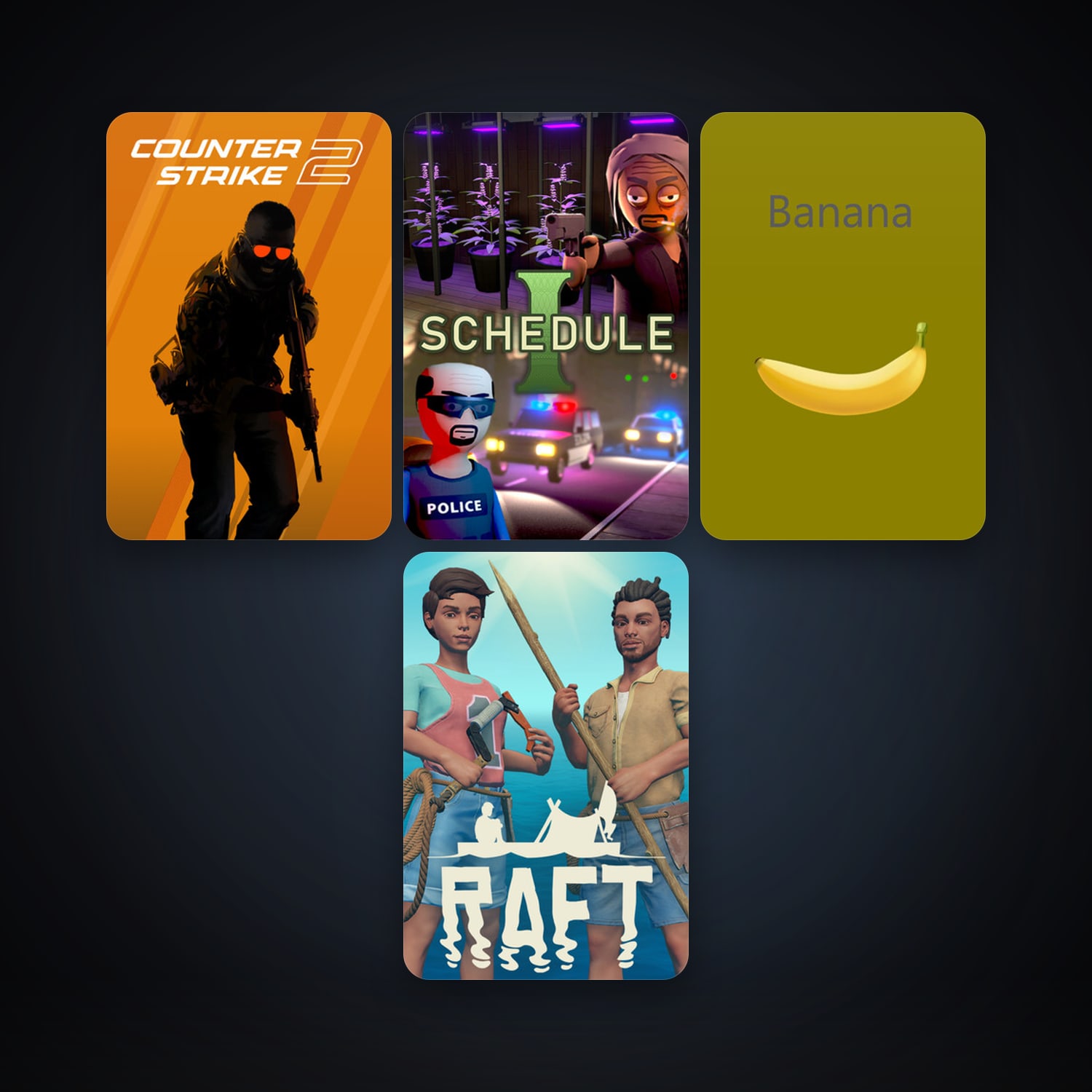 Steam account: CS2 Prime + Raft, 12 games, clean — HabibiAccounts