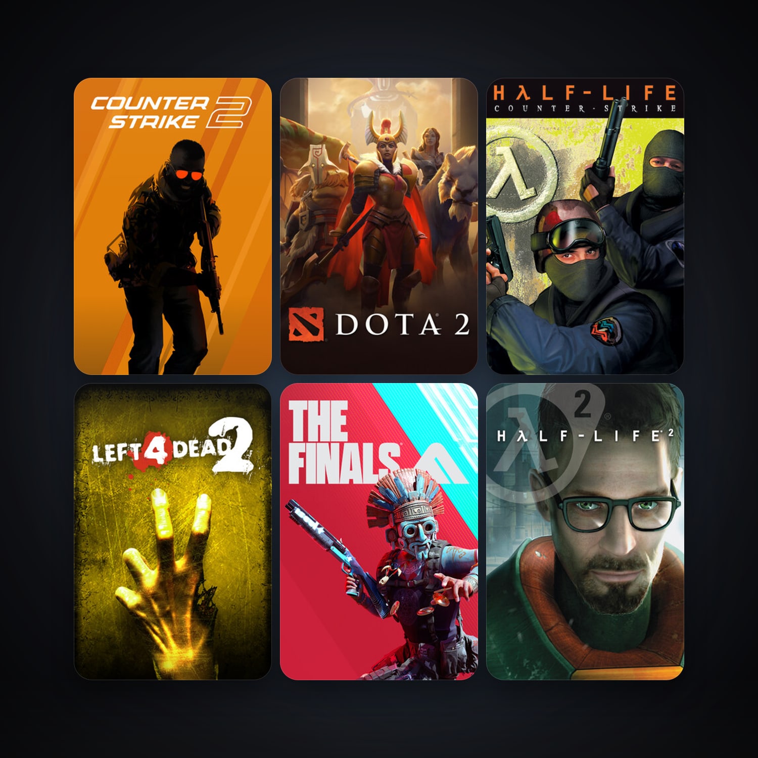 Steam account: Counter-Strike + Half-Life 2, 16 games, clean — level 5 — HabibiAccounts
