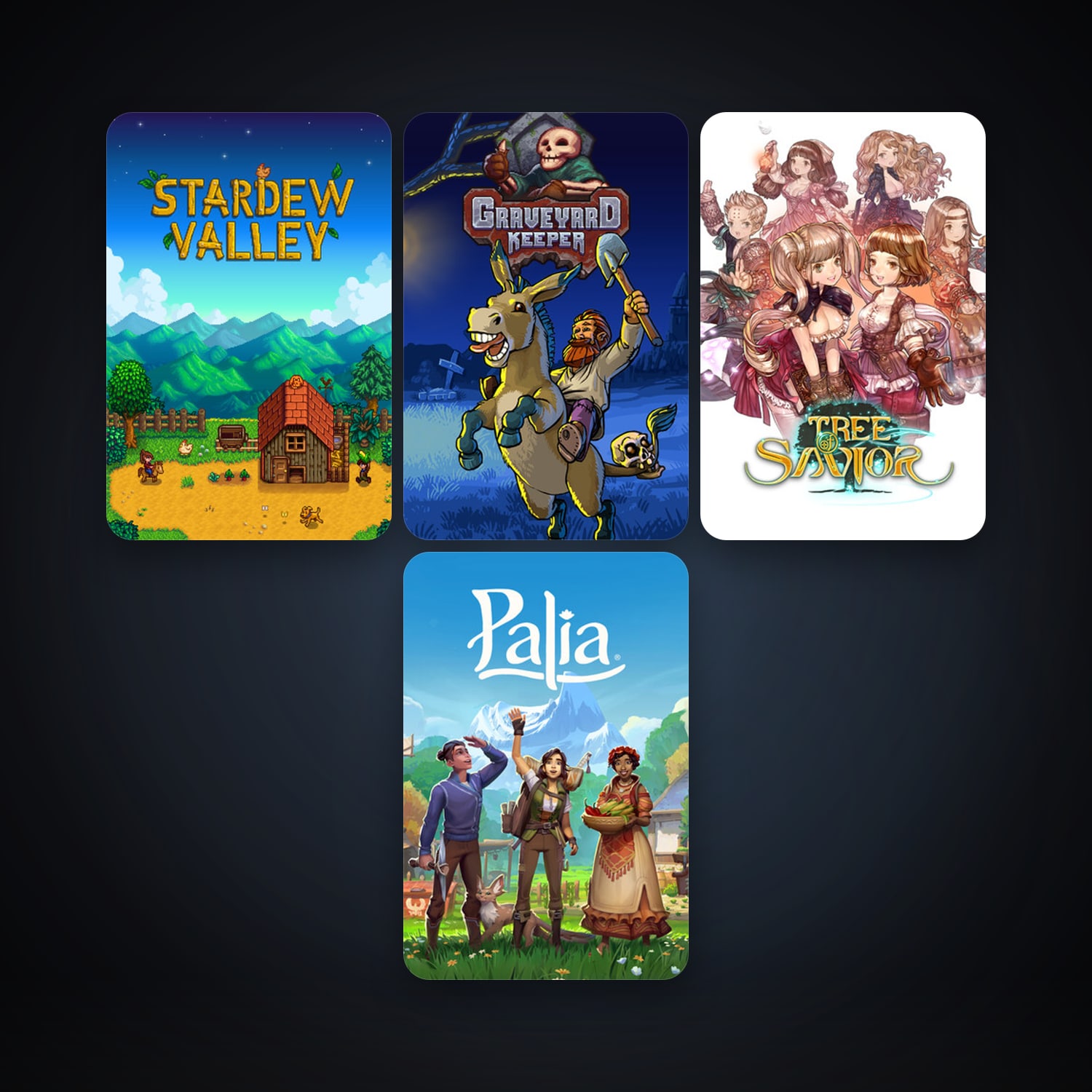 Tree of Savior + Stardew Valley, 7 games, clean — HabibiAccounts