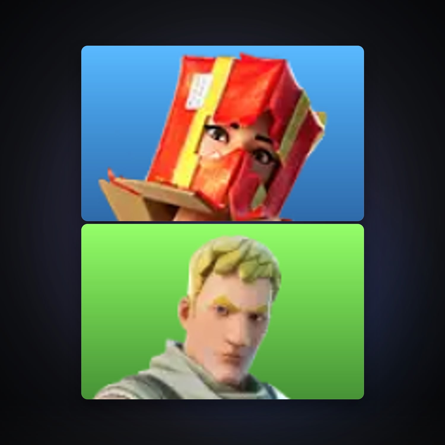 Fortnite locker — 2 skins — 700 V-Bucks — lvl 62 — HabibiAccounts