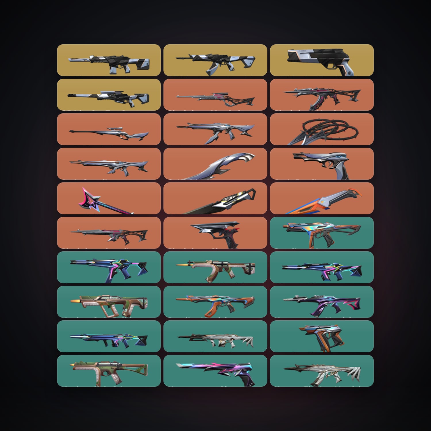 NA Bronze 2 locker — 5 knives, 66 skins, lvl 70 — HabibiAccounts