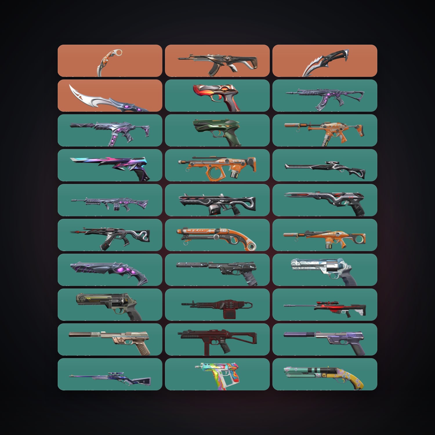 AP Plat 2 locker — 3 knives, 64 skins, lvl 333 — HabibiAccounts
