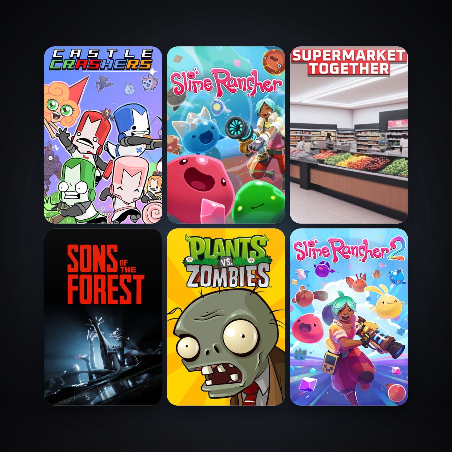 Plants vs. Zombies GOTY Edition + Castle Crashers, 49 games, clean — HabibiAccounts