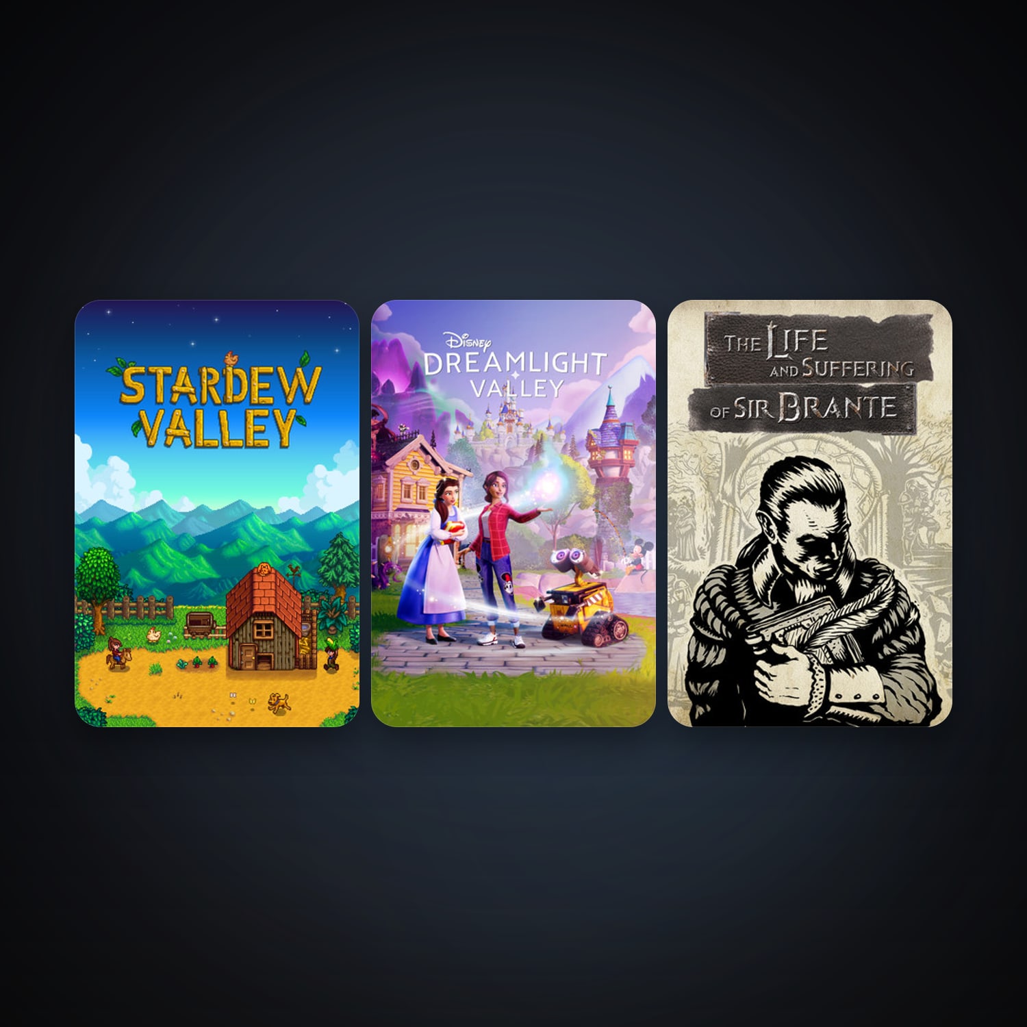 Stardew Valley + The Life and Suffering of Sir Brante, 3 games, clean — HabibiAccounts
