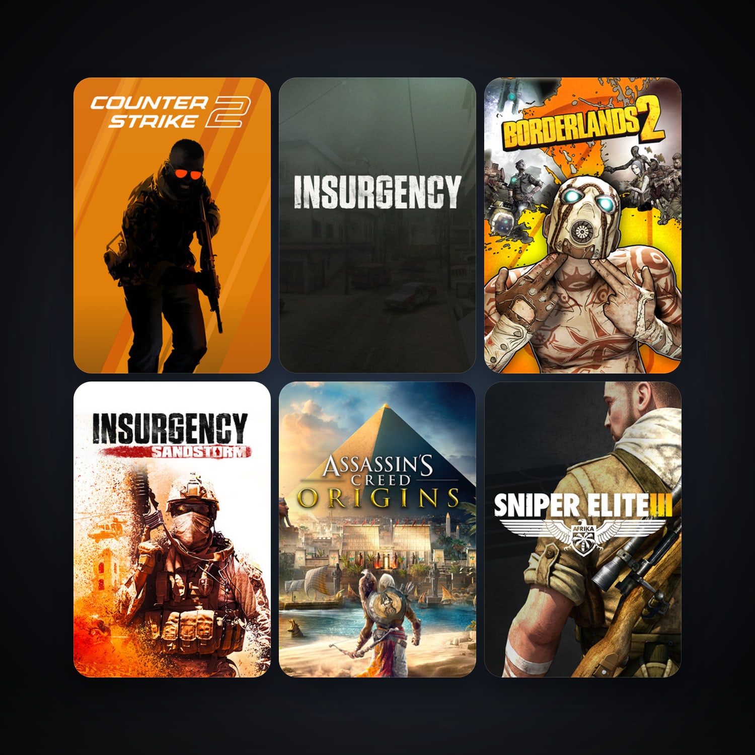 CS2 Prime + Borderlands 2, 74 games, Steam 10, clean — HabibiAccounts