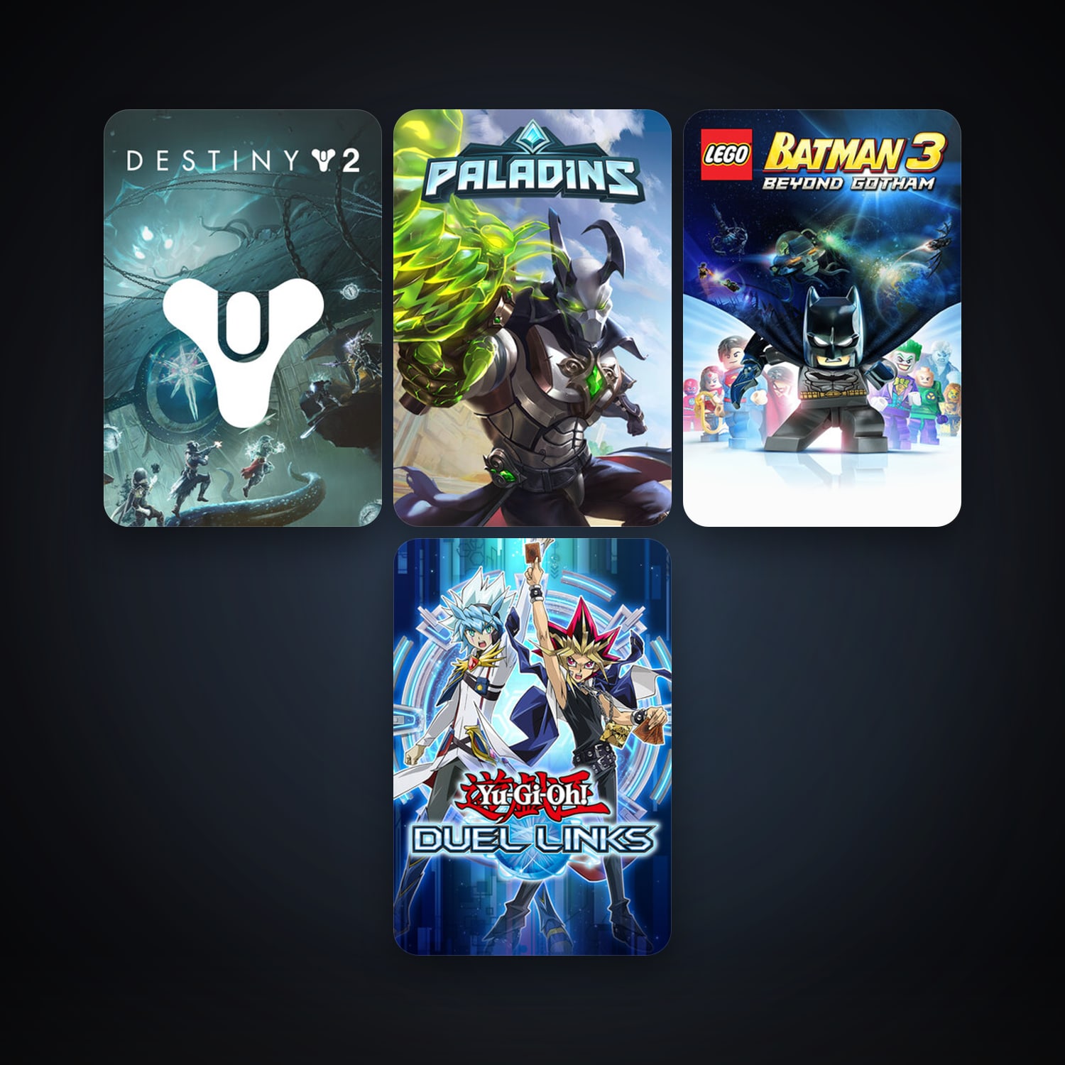LEGO Batman 3: Beyond Gotham + Paladins, 8 games, clean — HabibiAccounts