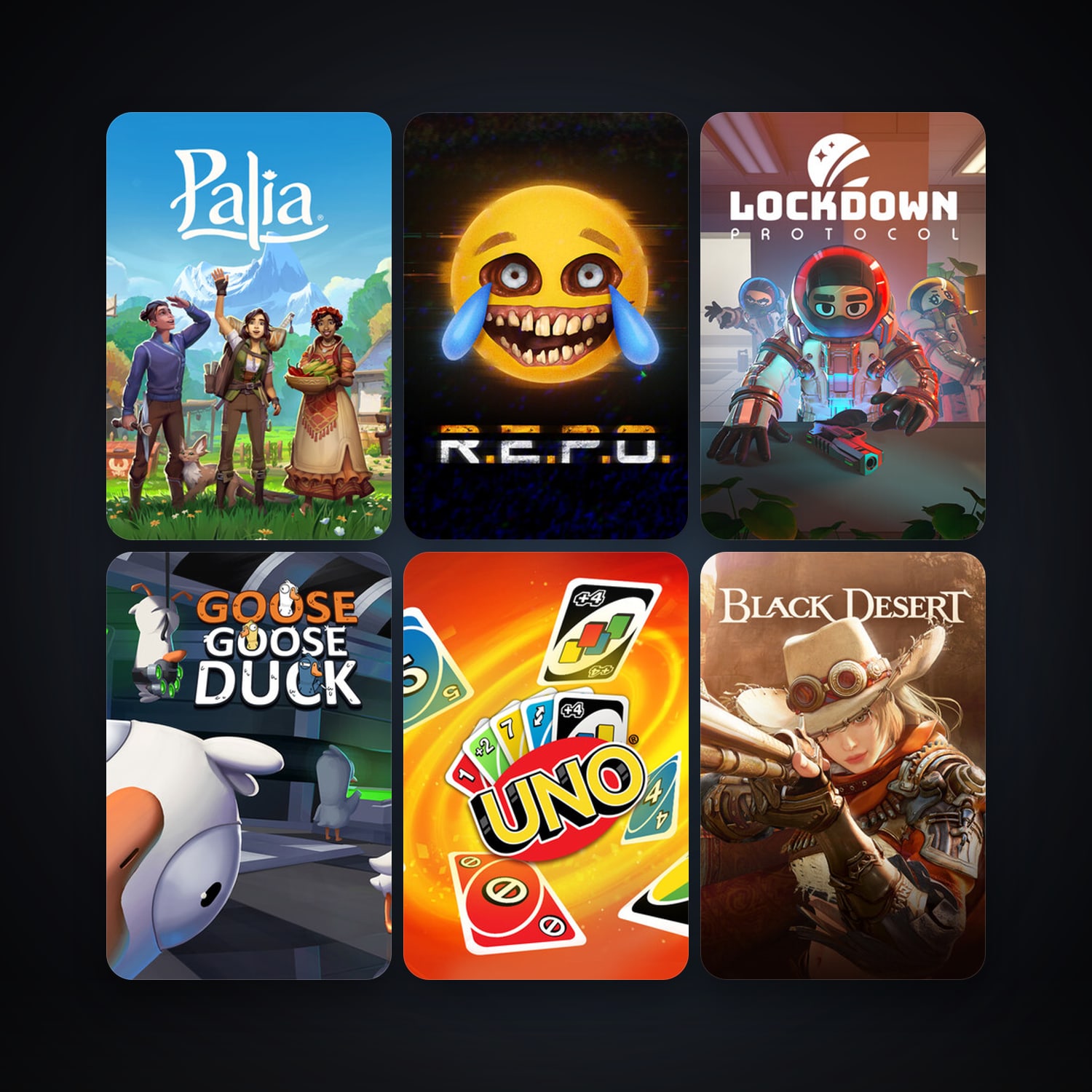 UNO + Black Desert Online, 8 games, clean — HabibiAccounts