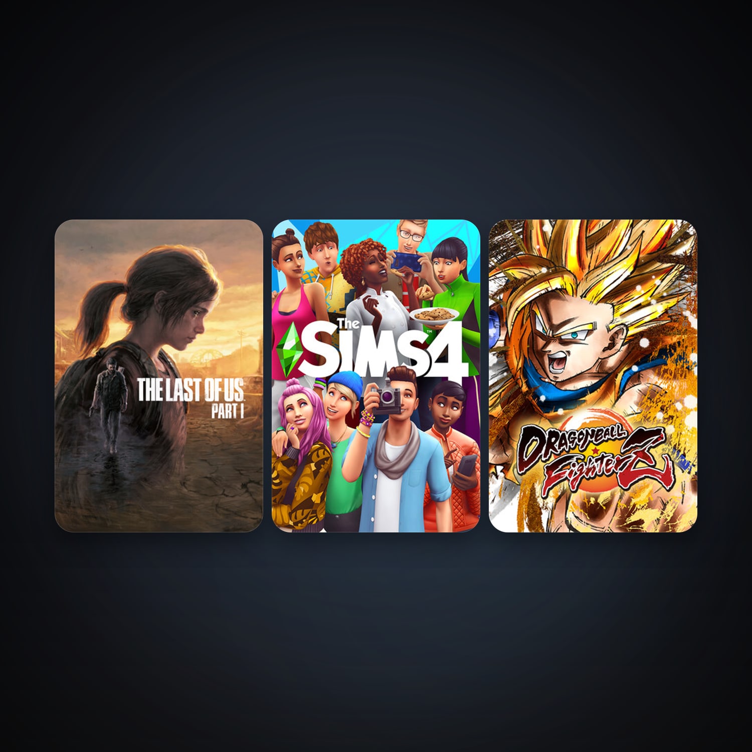 DRAGON BALL FighterZ + The Sims 4, 7 games, clean — HabibiAccounts