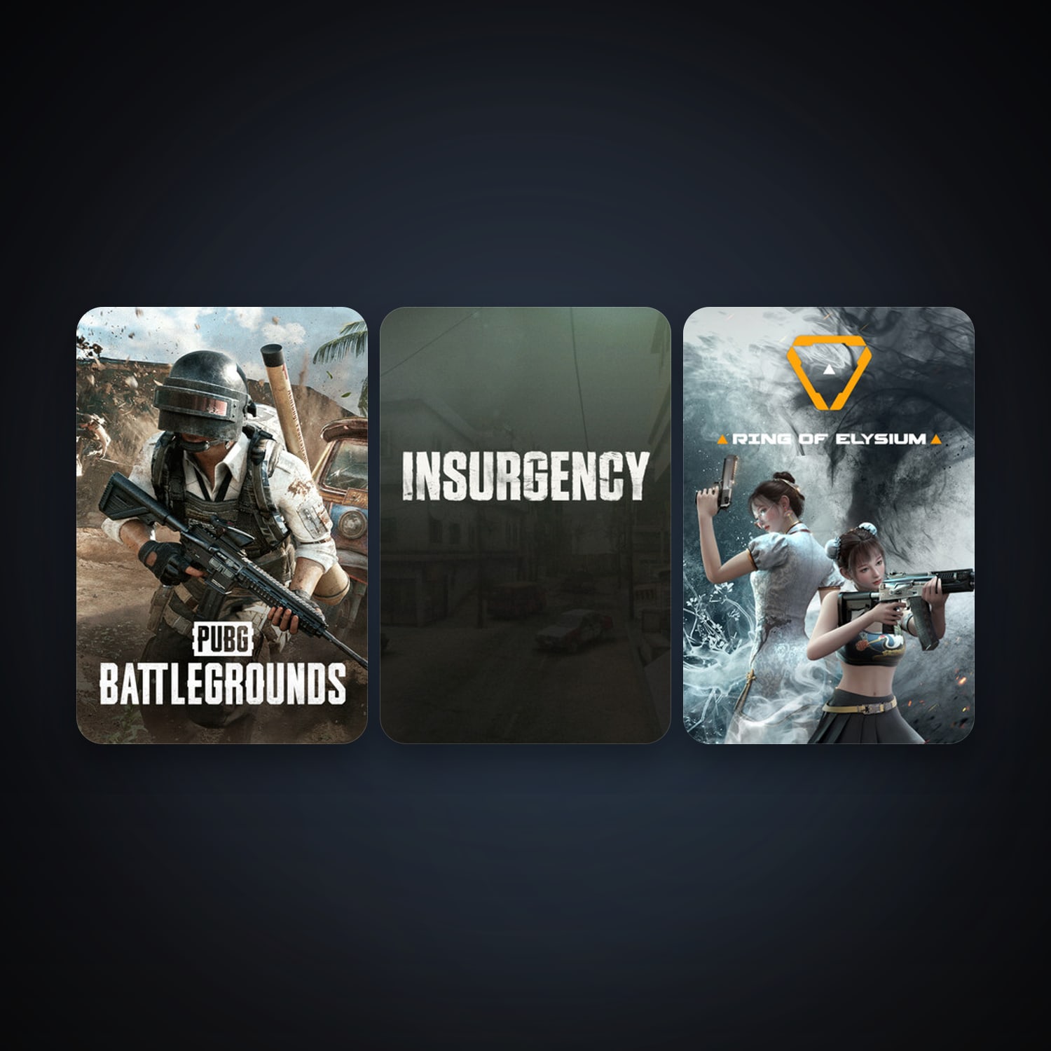 Insurgency + PUBG: BATTLEGROUNDS, 3 games, clean — HabibiAccounts