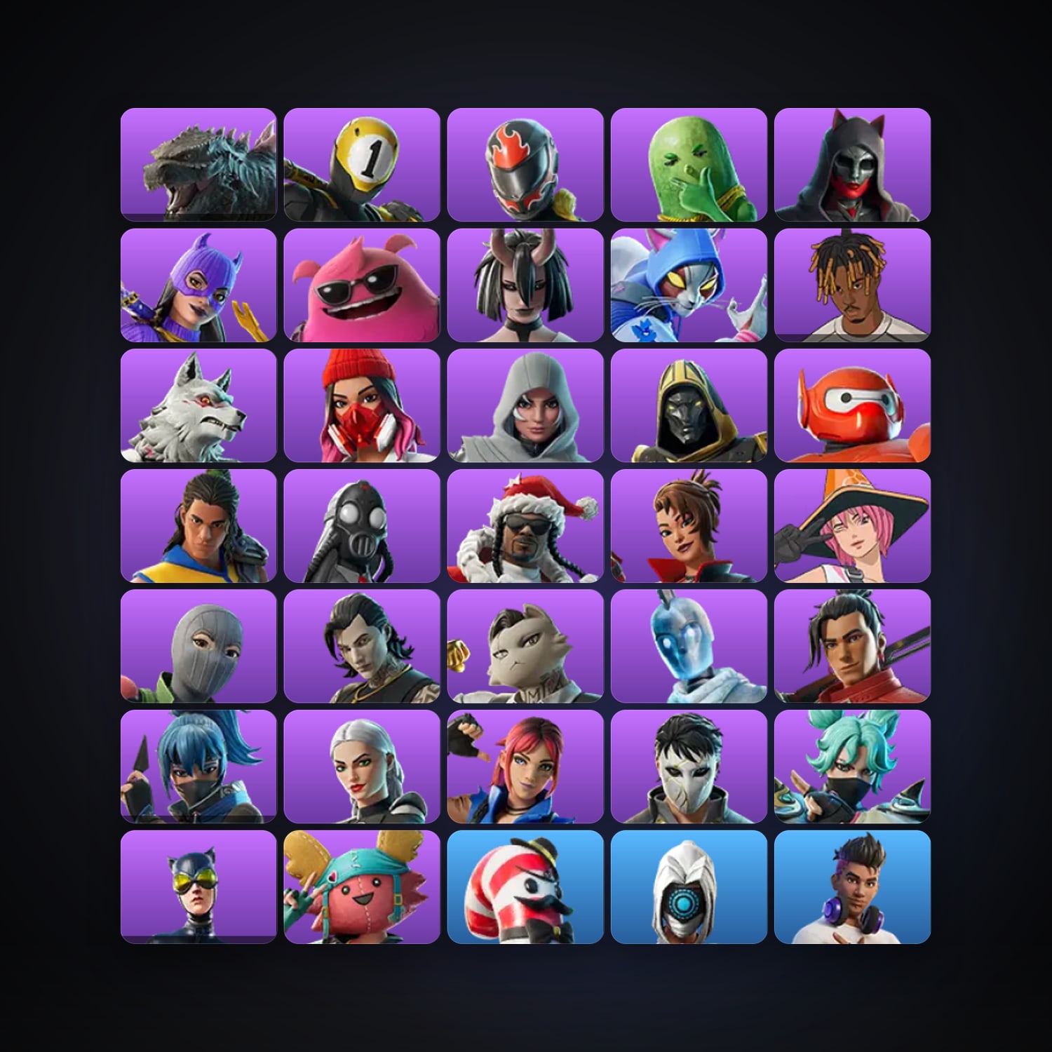 Godzilla Evolved — 1-Ball — 38 skins — lvl 962 — HabibiAccounts