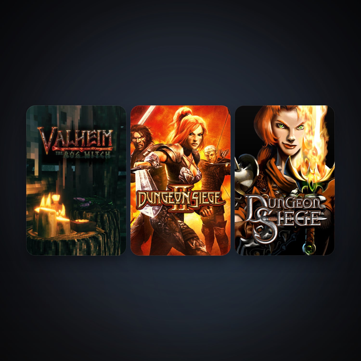 Dungeon Siege + Dungeon Siege II, 4 games, clean — HabibiAccounts