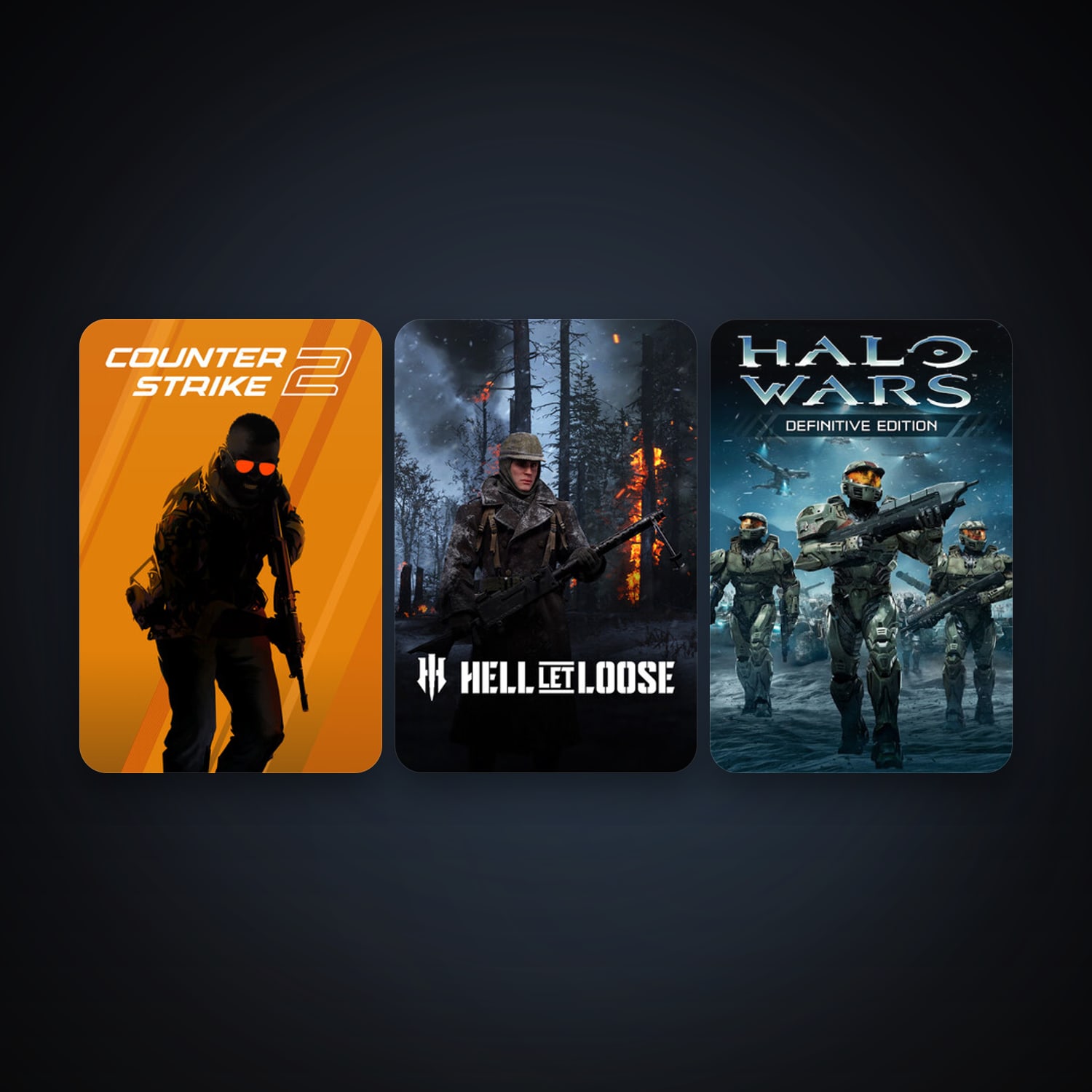 CS2 Prime + Halo Wars: Definitive Edition, 4 games, clean — HabibiAccounts