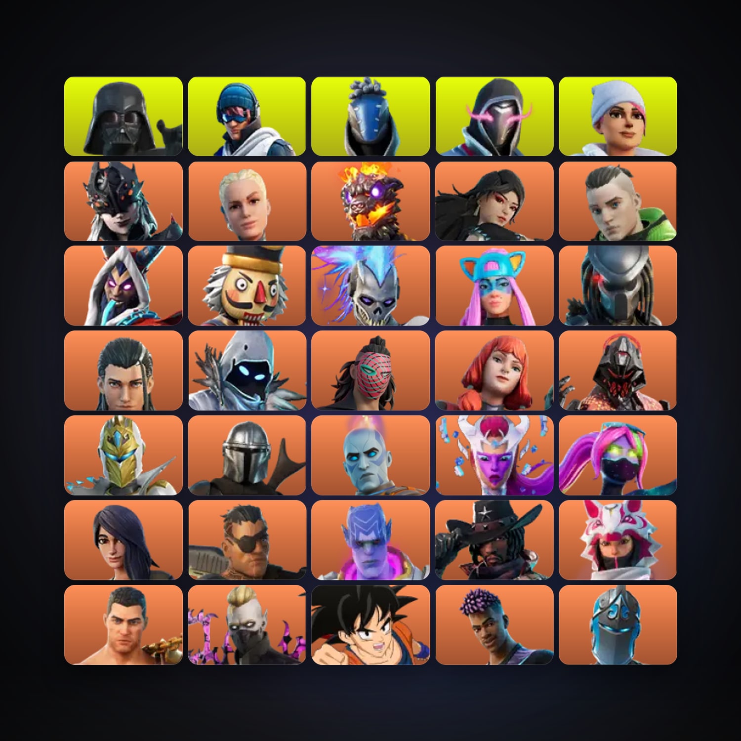 Arachne — Paradigm (Reality-659) — 687 skins — 1.2K V-Bucks — lvl 6230 — HabibiAccounts