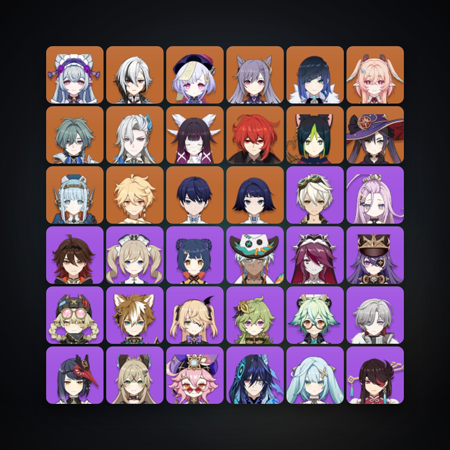 Genshin Impact | AR 57 | 58 Chars | 13× 5★ — Genshin / miHoYo Account — HabibiAccounts