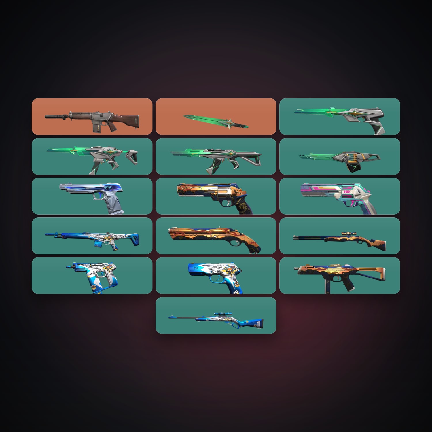 NA Silver 1 locker — 1 knives, 16 skins, lvl 116 — HabibiAccounts