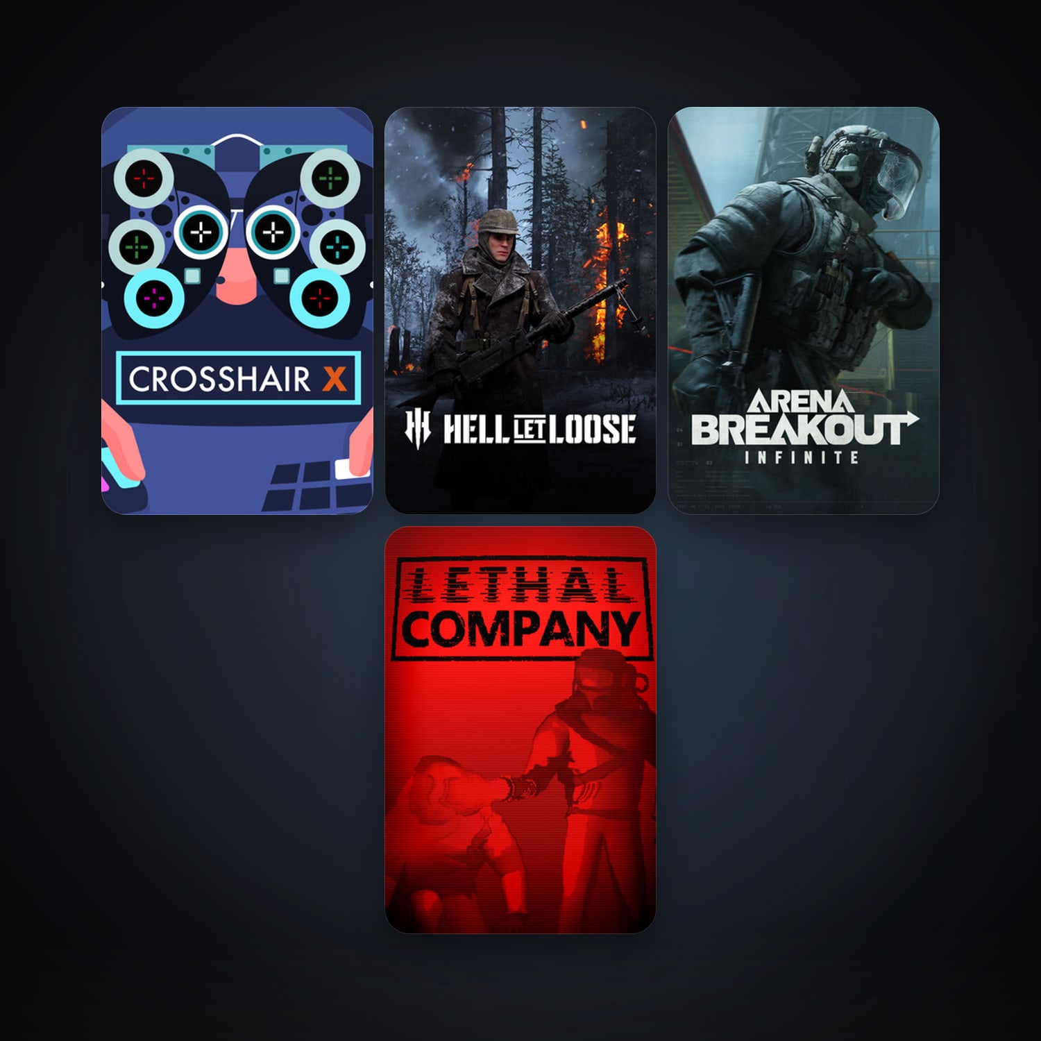 Hell Let Loose + Crosshair X, 7 games, clean — HabibiAccounts