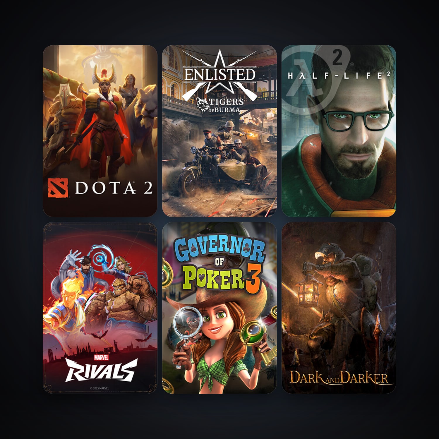 Half-Life 2 + Half-Life 2: Deathmatch, 23 games, clean — HabibiAccounts