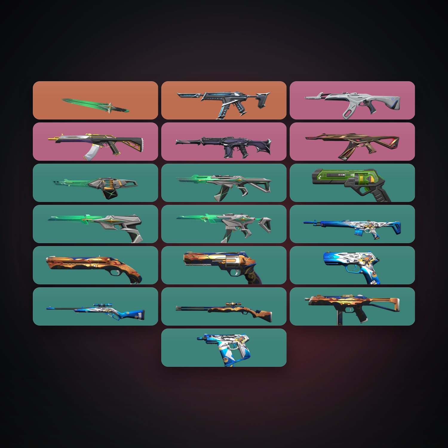 AP Silver 1 locker — 1 knives, 19 skins, lvl 118 — HabibiAccounts