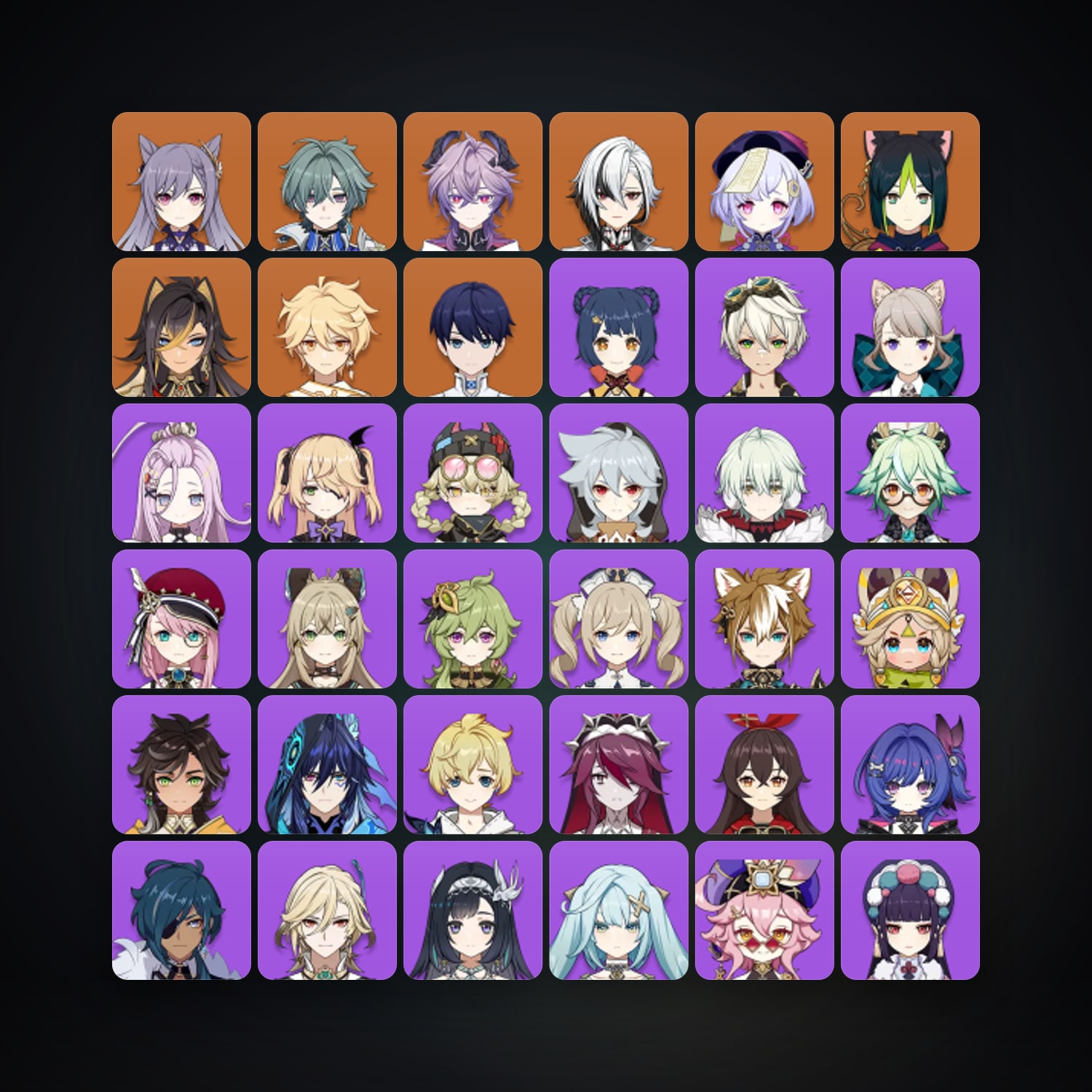 Genshin Impact | AR 56 | 43 Chars | 7× 5★ — Genshin / miHoYo Account — HabibiAccounts