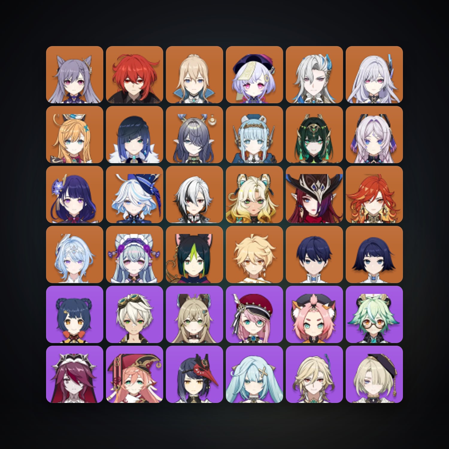 جينشن إمباكت | AR 60 | 73 شخصية | 21× 5★ — HabibiAccounts