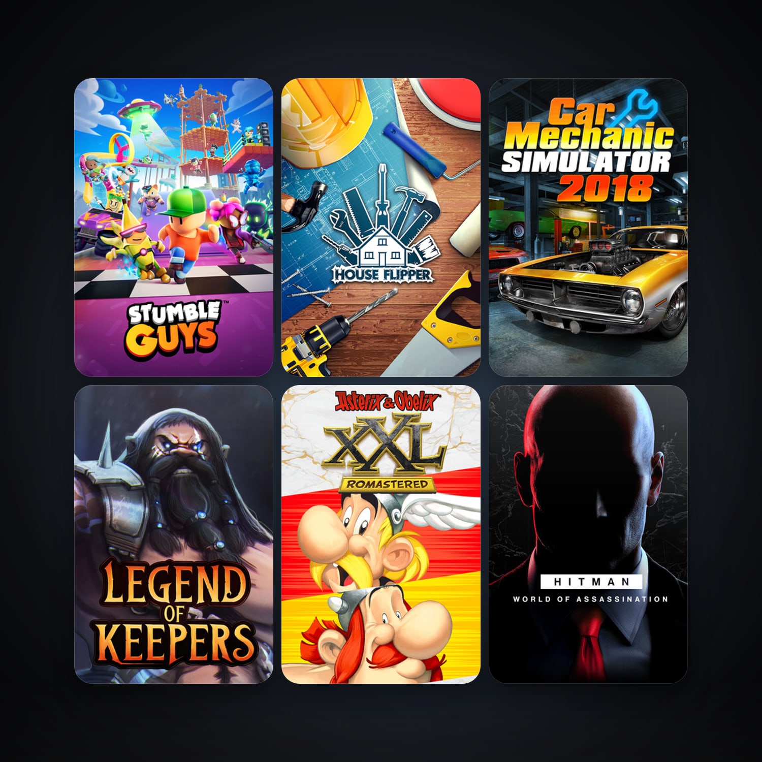 House Flipper + Car Mechanic Simulator 2018, 10 games, clean — HabibiAccounts