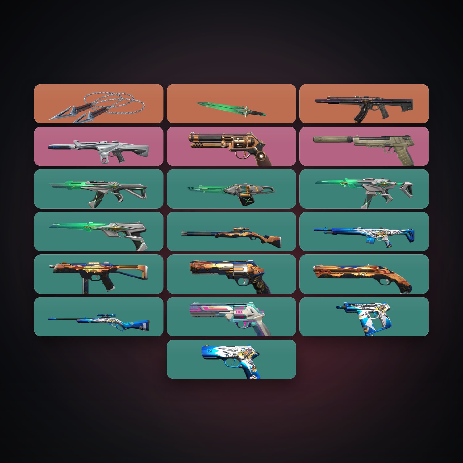 EU Silver 1 locker — 2 knives, 19 skins, lvl 72 — HabibiAccounts