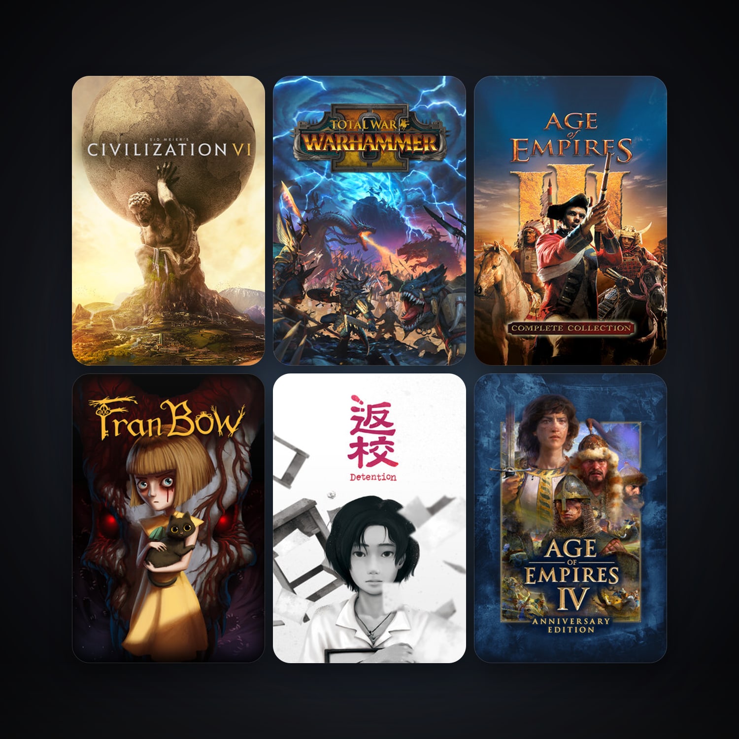 Age of Empires III + Age of Empires II, 16 games, clean — HabibiAccounts