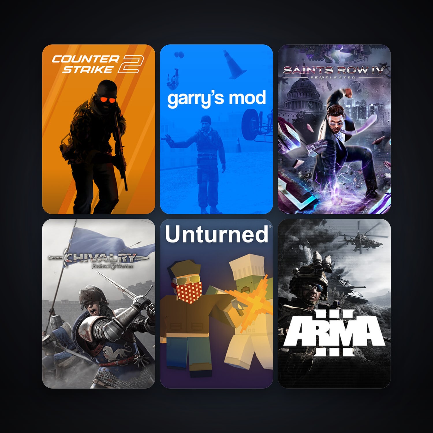 CS2 Prime + Garry's Mod, 16 games, Steam 10, clean — HabibiAccounts