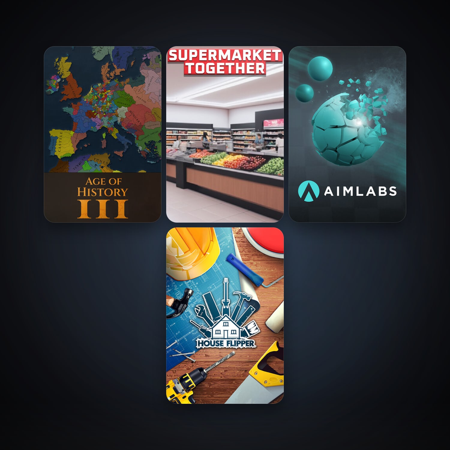 Free CS2 (No Prime) + House Flipper, 11 games, clean — HabibiAccounts