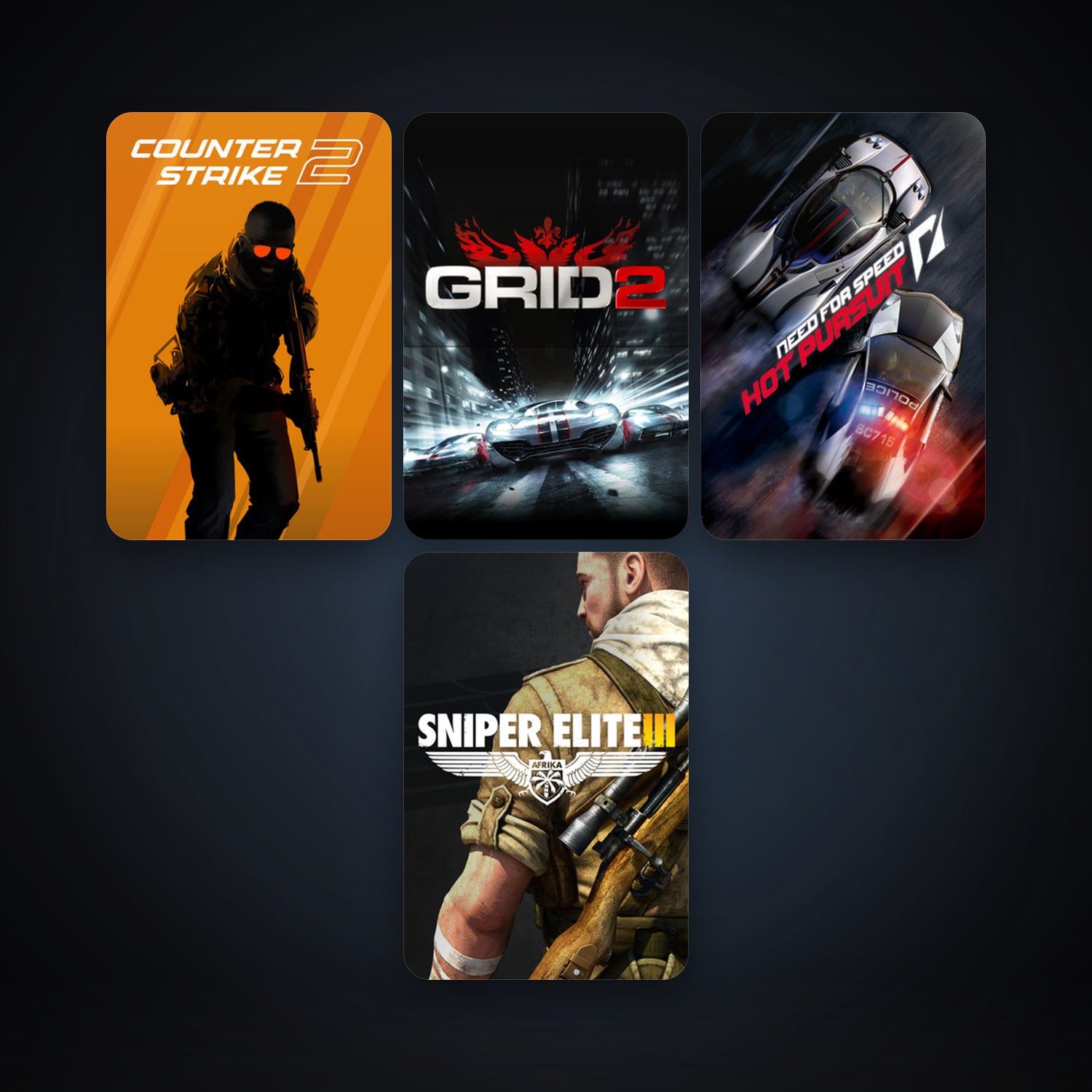 CS2 Prime + GRID 2, 10 games, clean — HabibiAccounts