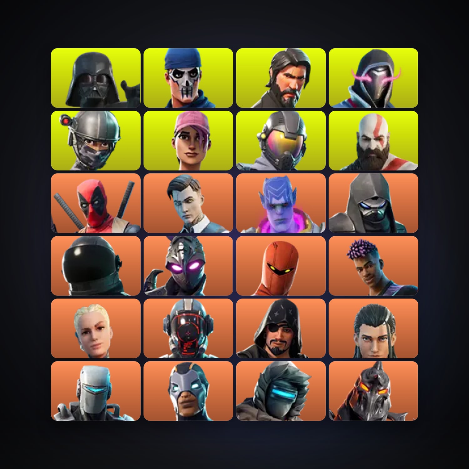 Deadpool — Midas — 251 skins — 1.9K V-Bucks — lvl 2966 — HabibiAccounts