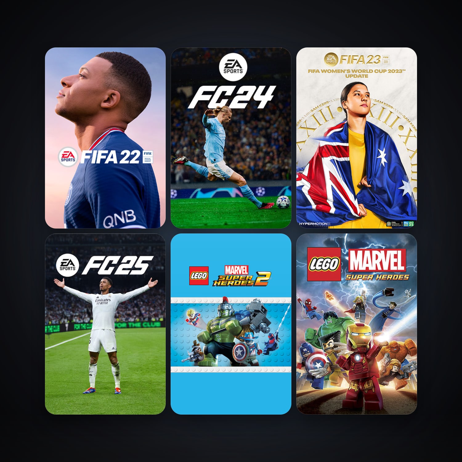 Free CS2 (No Prime) + LEGO Batman: The Videogame, 26 games, clean — HabibiAccounts