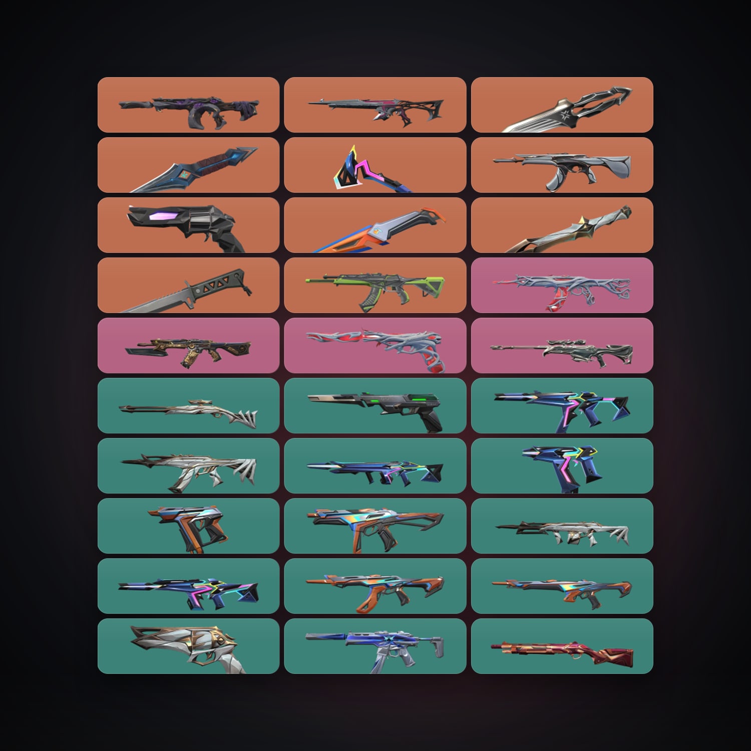 AP Ascendant 1 locker — 6 knives, 51 skins, lvl 138 — HabibiAccounts