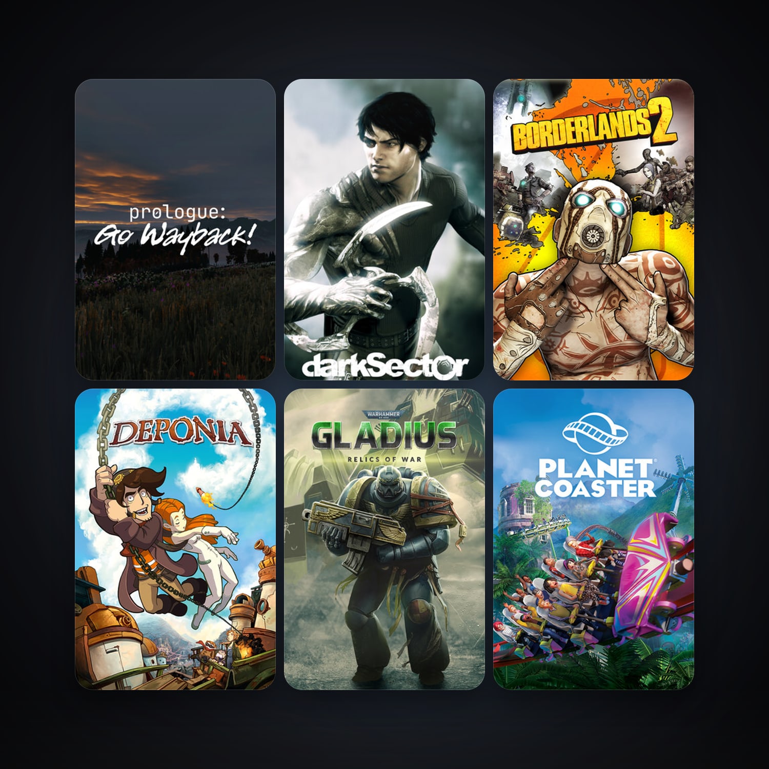 Dark Sector + Borderlands 2, 23 games, clean — HabibiAccounts