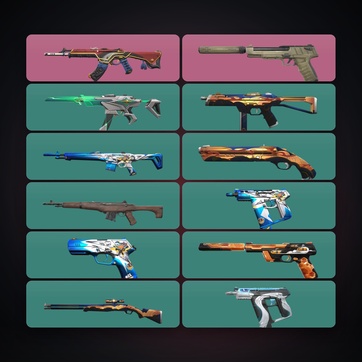 NA locker — 12 skins, lvl 22 — HabibiAccounts
