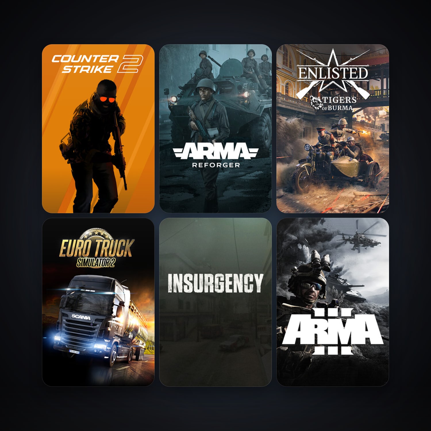 CS2 Prime + Arma 3, 26 games, clean — HabibiAccounts