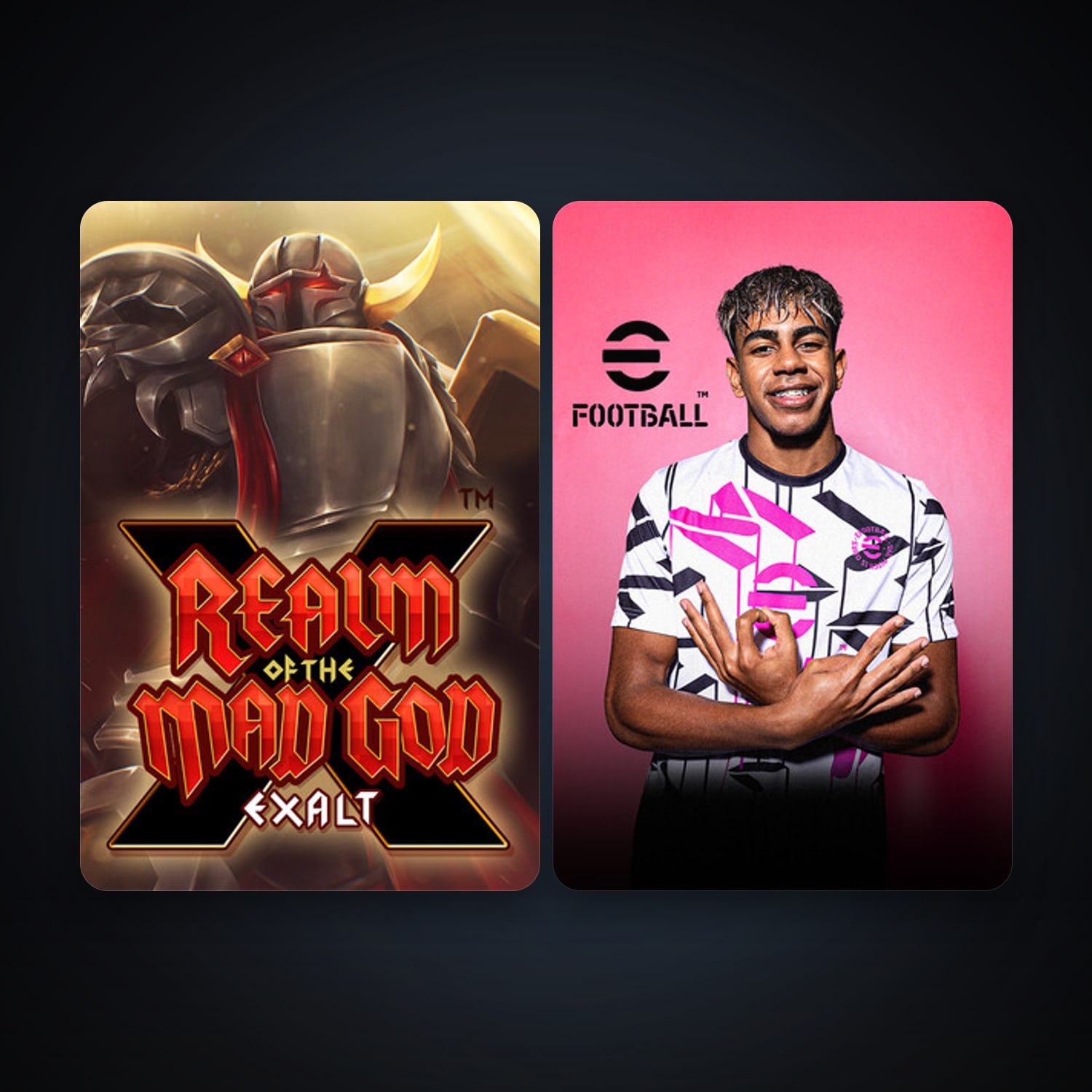 Steam account: Realm of the Mad God + eFootball 2024, 5 games, clean — HabibiAccounts