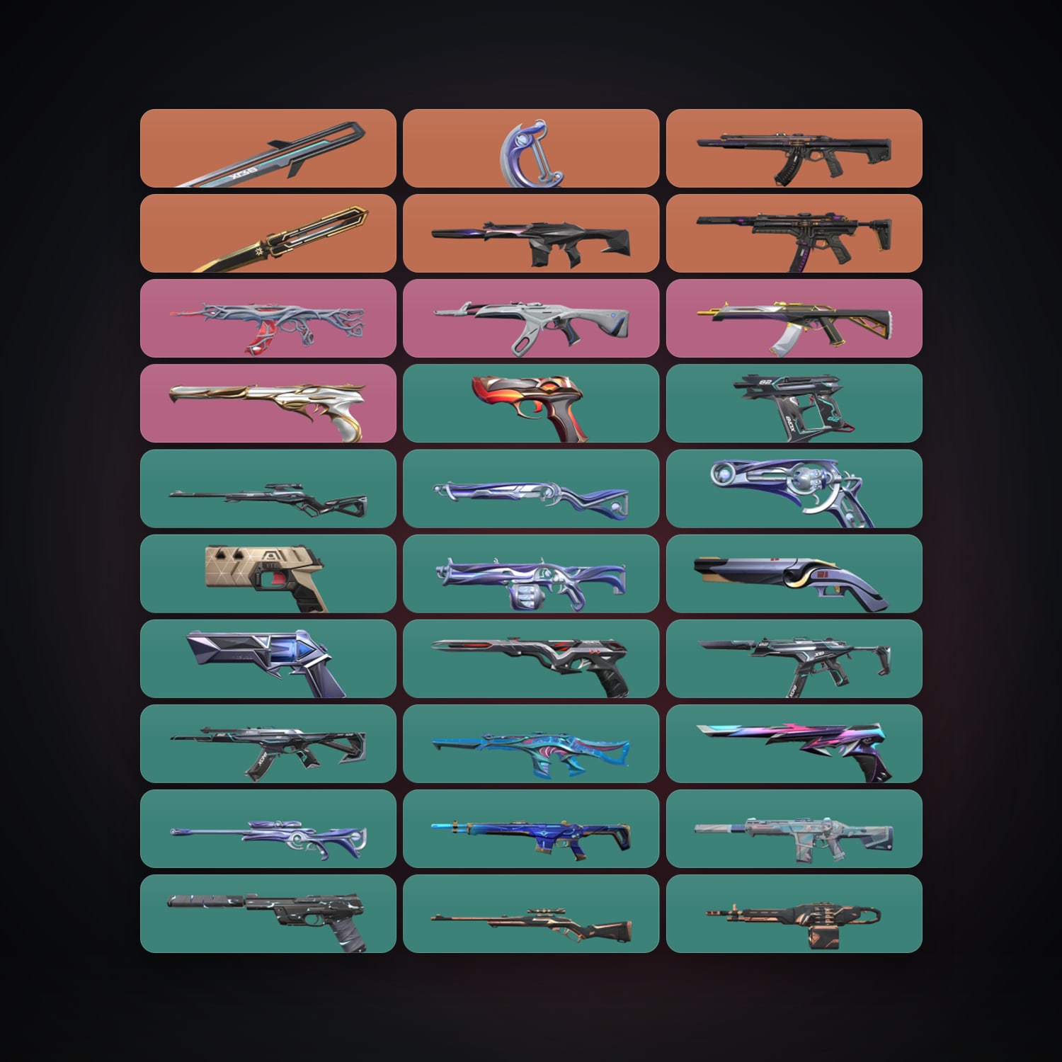 EU Gold 1 locker — 3 knives, 46 skins, lvl 255 — HabibiAccounts