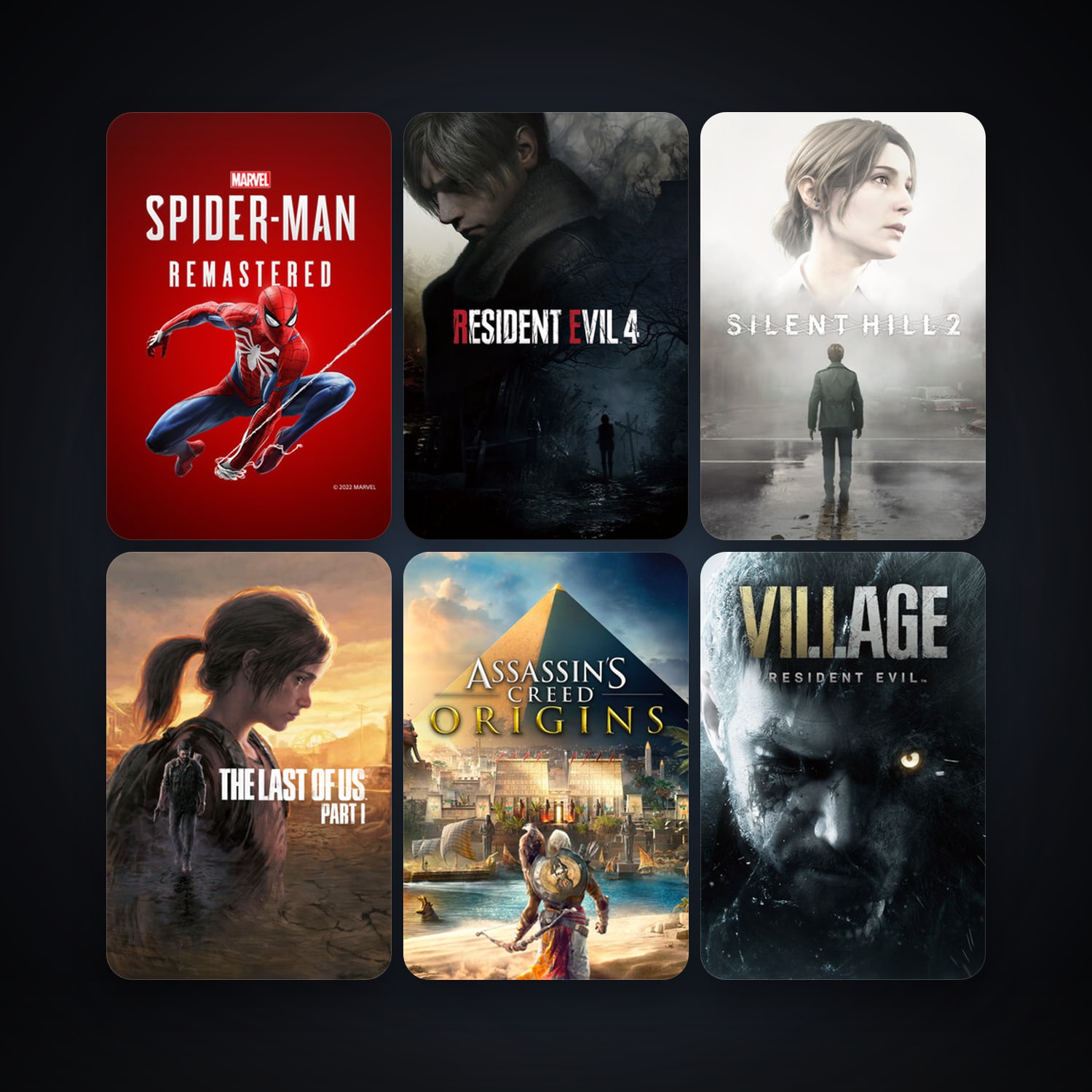 The Evil Within + Assassin's Creed Origins, 26 games, clean — HabibiAccounts